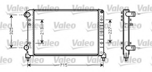 VALEO 734227 Radiator, engine cooling